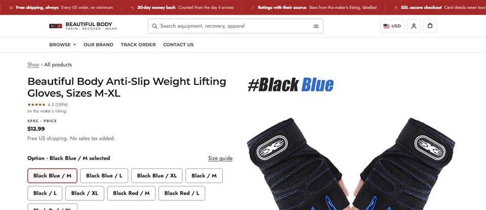 Product page