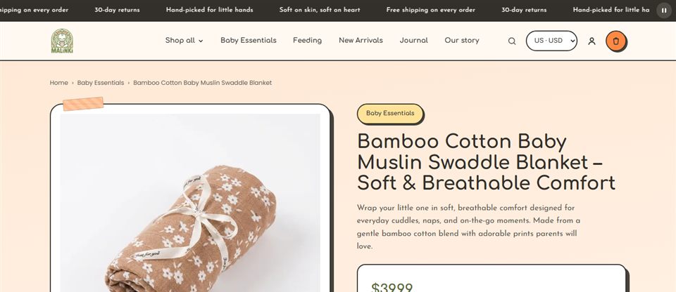 Product page