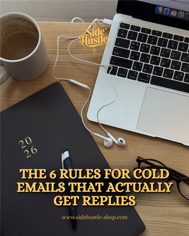 Side Hustle: The 6 Rules for Cold Emails That Get Replies